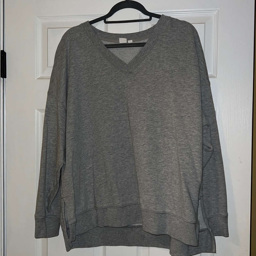 Light grey cute sweatshirt